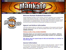 Tablet Screenshot of mankatobasketball.net